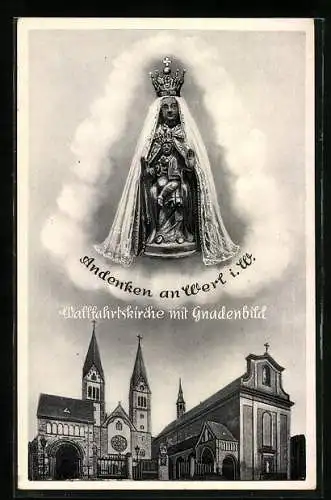 AK Werl i. W., Wallfahrtskirche mit Gnadenbild
