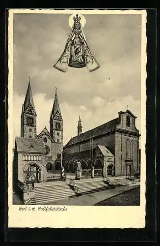 AK Werl i. W., Blick auf die Wallfahrtskirche