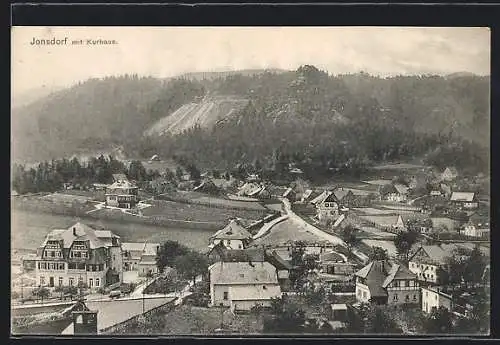 AK Jonsdorf, Ortsansicht mit Kurhaus