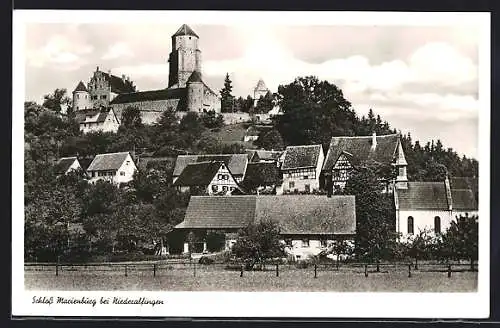 AK Niederalfingen, Blick auf Schloss Marienburg