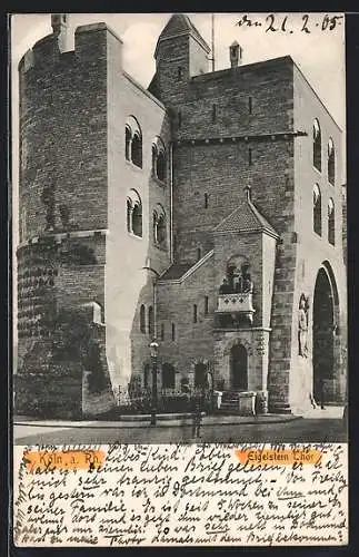 AK Köln a. Rh., Partie am Eigelstein Thor