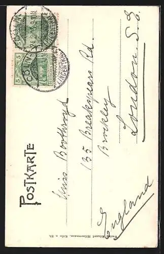 AK Köln a. Rh., Partie am Eigelstein Thor