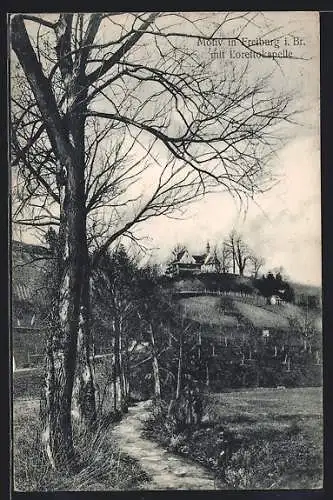 AK Freiburg i. Br., Blick auf die Lorettokapelle
