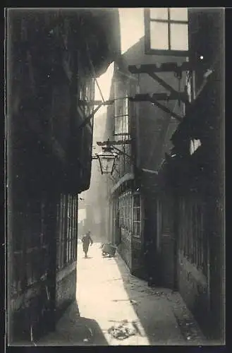 AK Alt-Hamburg, Hof in der Steinstrasse