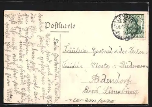 AK Lenzen /Elbe, Thalmühle