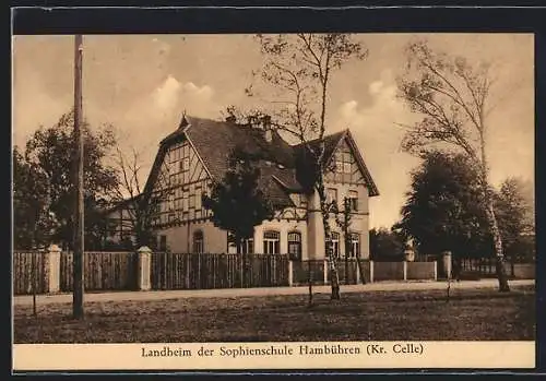 AK Hambühren /Kr. Celle, Landheim der Sophienschule
