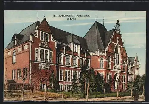 AK Euskirchen, Ansicht vom Gymnasium, Le Lycée