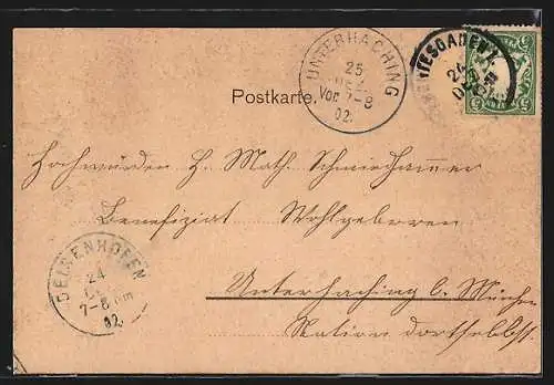 Lithographie Berchtesgaden, Panoramaansicht