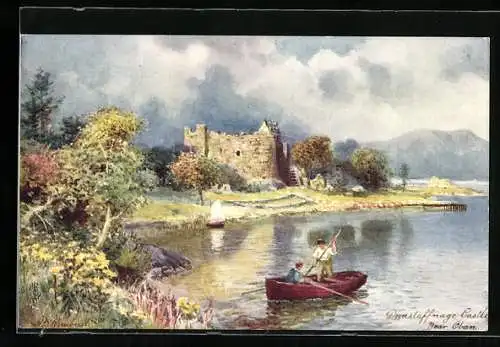 Künstler-AK Raphael Tuck & Sons Nr. 7682: Oban, Dunstaffnage Castle