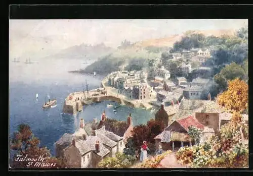 Künstler-AK Raphael Tuck & Sons Nr. 7072: Falmouth, St. Mawes