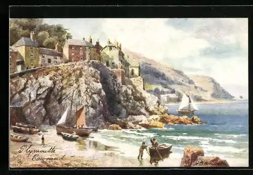 Künstler-AK Raphael Tuck & Sons Nr. 7506: Plymouth, Cawsand