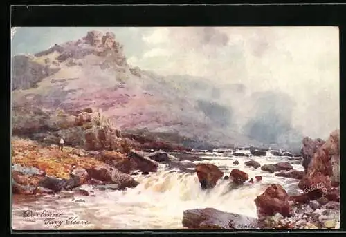 Künstler-AK Raphael Tuck & Sons Nr. 7074: Dartmoor, Tavy Cleave