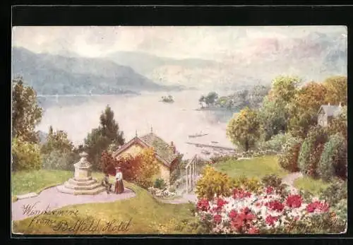 Künstler-AK Raphael Tuck & Sons Nr. 7285: Windermere, View from Belfield Hotel