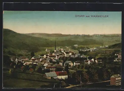 AK Waxweiler, Blick auf die Ortschaft