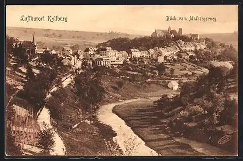 AK Kyllburg, Blick vom Malbergerweg