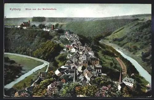AK Kyllburg, Blick von der Mariensäule