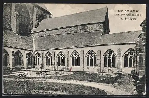 AK Kyllburg, Der Kreuzgang an der Stiftskirche