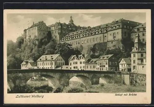 AK Weilburg, Schloss mit Brücke