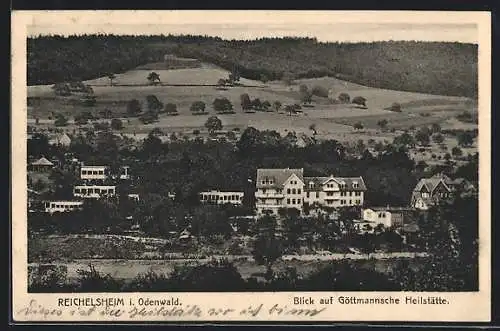 AK Reichelsheim i. Odenwald, Blick auf Göttmannsche Heilstätte