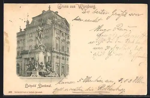 AK Würzburg, Luitpold-Denkmal
