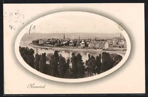 AK Neuwied, Blick auf die Stadt