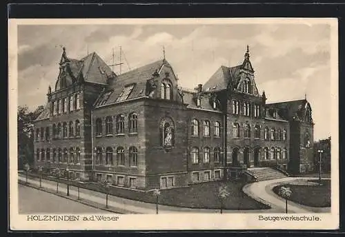 AK Holzminden, Herzogl. Baugewerkschule