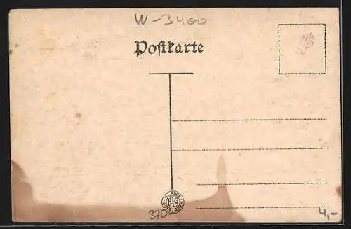 AK Göttingen, Markt mit Weenderstrasse