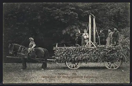 AK Katlenburg, Heimatsfest der Kirchgemeinde, Horlemann 1346, Pferdegespann