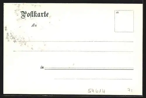 AK Schönecken / Eifel, Ortspanorama mit Handlung v. Franz Irsfeld