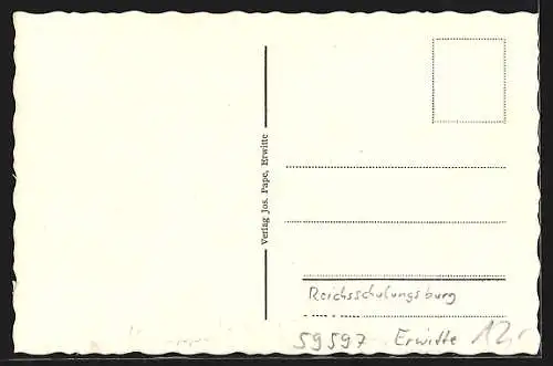 AK Erwitte, Reichsschulungsburg
