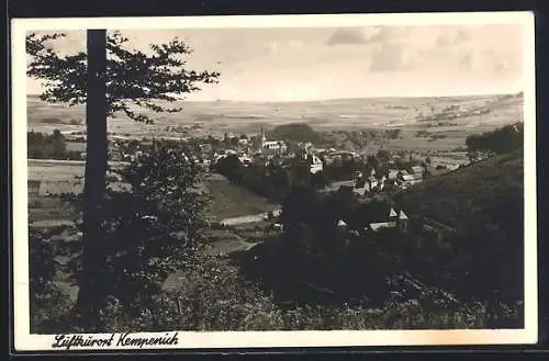 AK Kempenich, Teilansicht mit Kirche