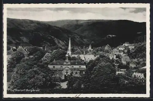 AK Burgbrohl, Blick auf die Kirche