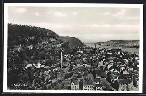 AK Brohl a. Rh., Teilansicht mit Kirche