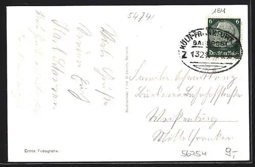 AK Brohl a. Rh., Teilansicht mit Kirche