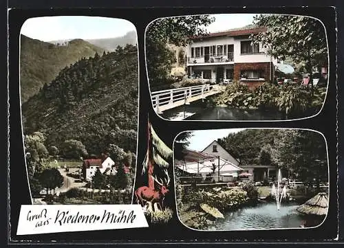 AK Riedener Mühlen / Eifel, Hotel Riedener Mühle