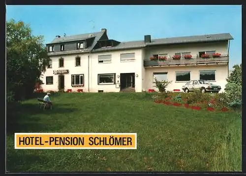 AK Langscheid / Eifel, Hotel-Pension Schlömer