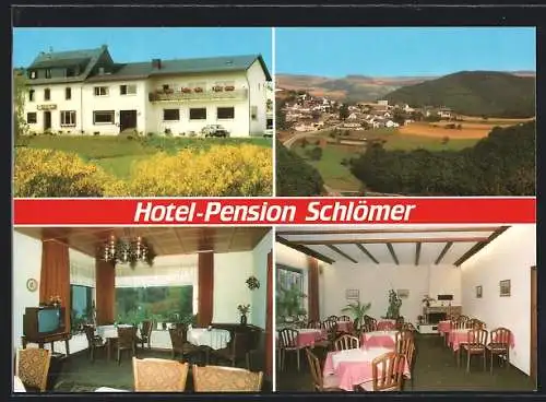 AK Langscheid / Eifel, Hotel-Pension Schlömer