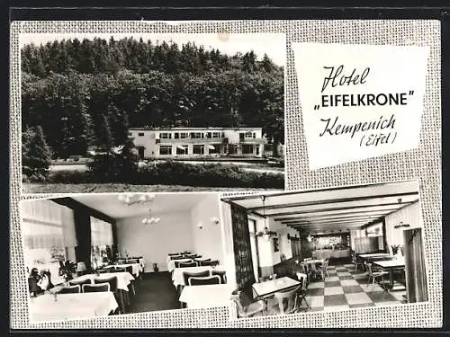 AK Kempenich / Eifel, Hotel Eifelkrone