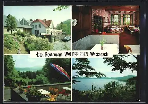 AK Wassenach am Laacher See, Hotel Haus Waldfrieden