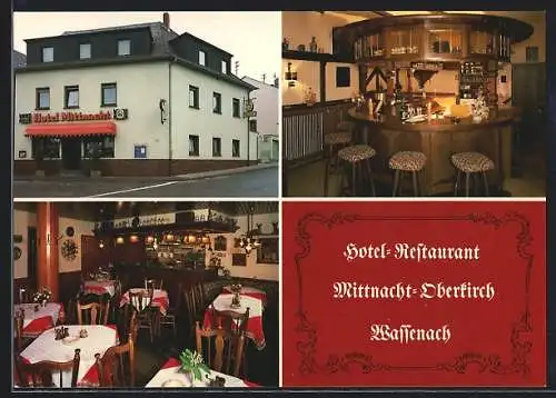AK Wassenach, Hotel-Restaurant Mittnacht-Oberkirch, Hauptstrasse 43