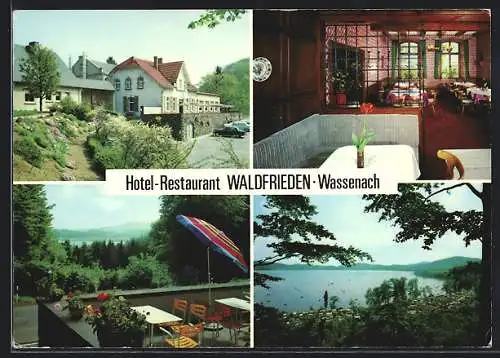AK Wassenach, Hotel-Restaurant Waldfrieden