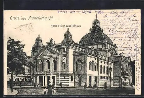 AK Frankfurt a. M., Neues Schauspielhaus
