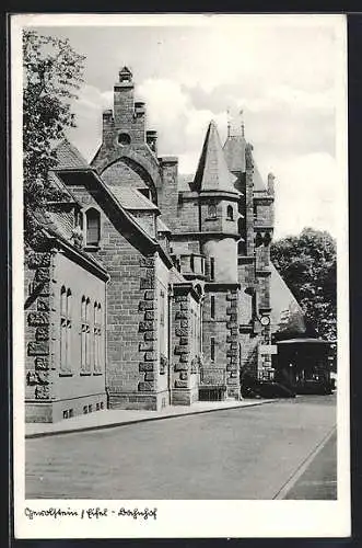 AK Gerolstein /Eifel, Partie am Bahnhof