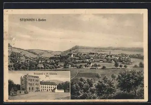 AK Stockach i. Baden, Brauerei v. F. Küchle