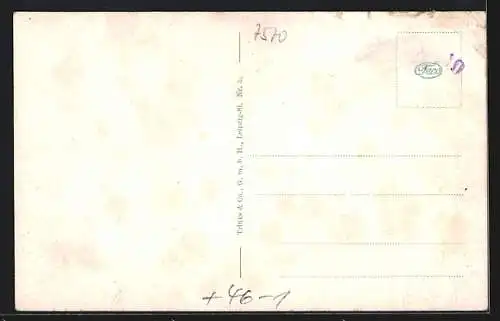 AK Baden-Baden, Strassenbahn auf dem Leopoldsplatz