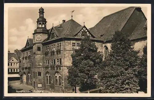 AK Nordhausen, Partie am Rathaus