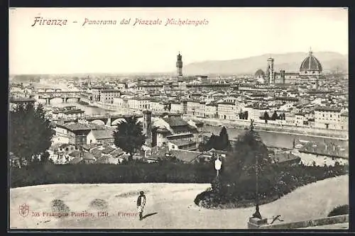 AK Firenze, Panorama dal Piazzale Michelangelo