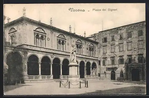 AK Verona, Palazzo del Consiglio e Monumento a Dante
