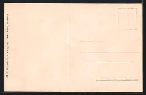 AK Andraz i. Buchenstein, Ortsansicht mit Monte Migion