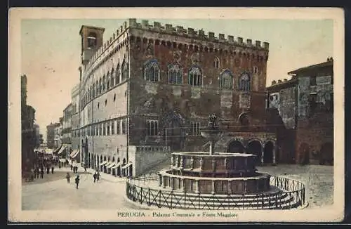 AK Perugia, Palazzo Comunale e Fonte Maggiore